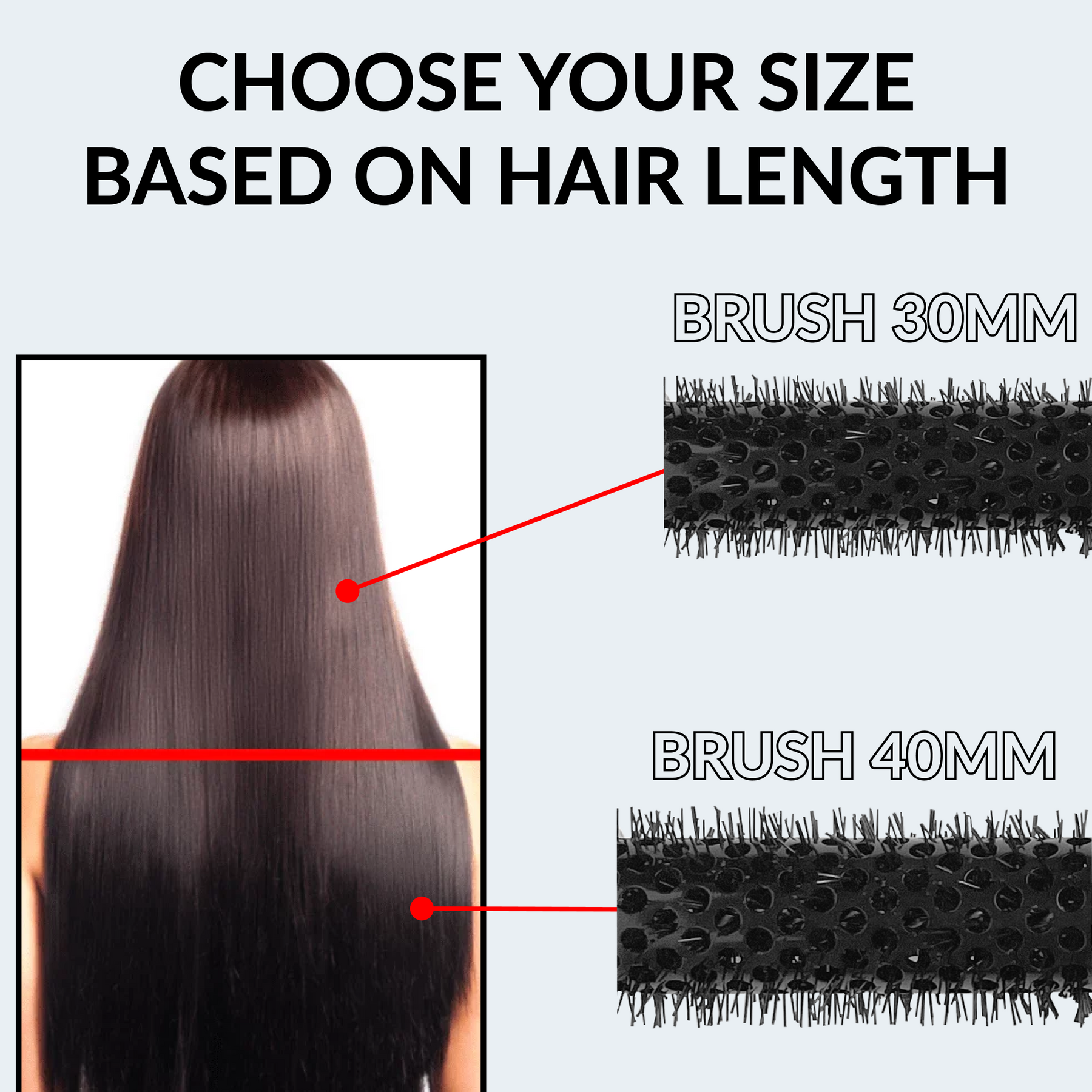 B.R.U.S.H. 30/40 Hot Styling Brush + SuperAger 4D Mascara